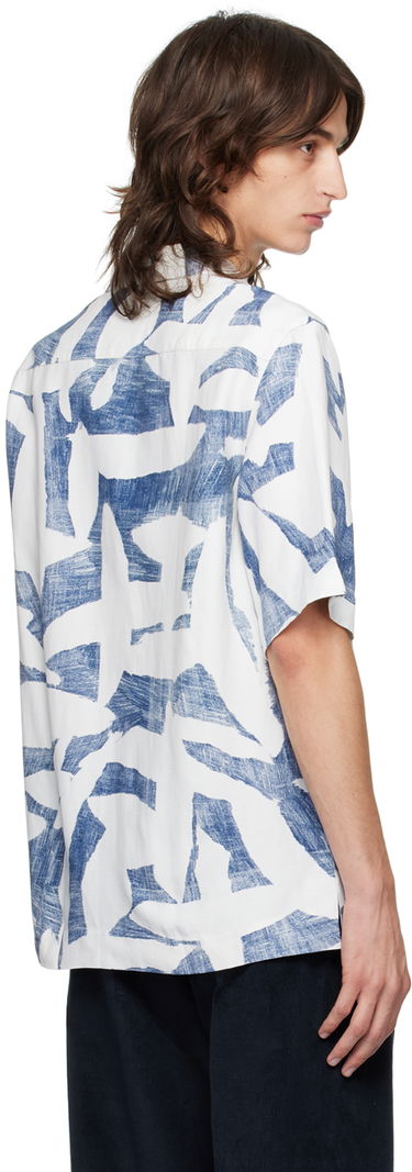 Skjorte Paul Smith Paul Smith Abstract Print Shirt Hvid | M1R-905U-N02392-40, 2