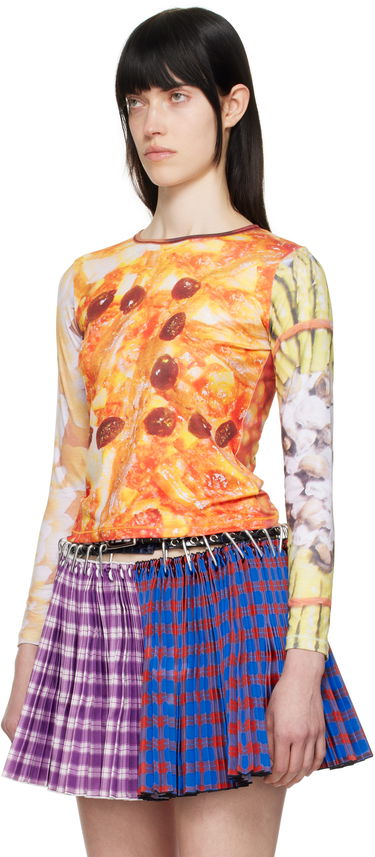 T-shirt Chopova Lowena Chopova Lowena 'Dinner's Served' Fitted Jersey T-Shirt Flerfarvet | 2306, 3