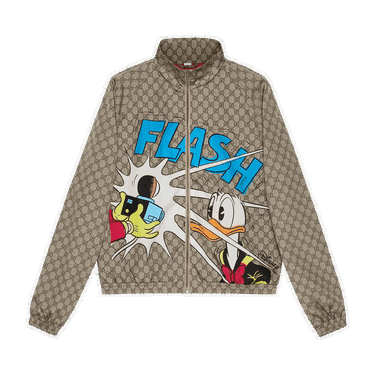 Jakke Gucci x Disney Donald Duck Gg Jacket Brun | 646442 ZAGCJ 2165, 0
