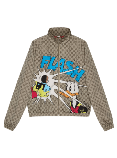 Jakke Gucci x Disney Donald Duck Gg Jacket Brun | 646442 ZAGCJ 2165