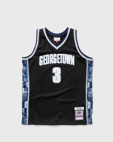 Jersey Mitchell & Ness Mitchell & Ness Georgetown Hoyas 1995 Allen Iverson #3 Swingman Jersey Sort | SMJY4212-GTW95AIVBLCK, 0