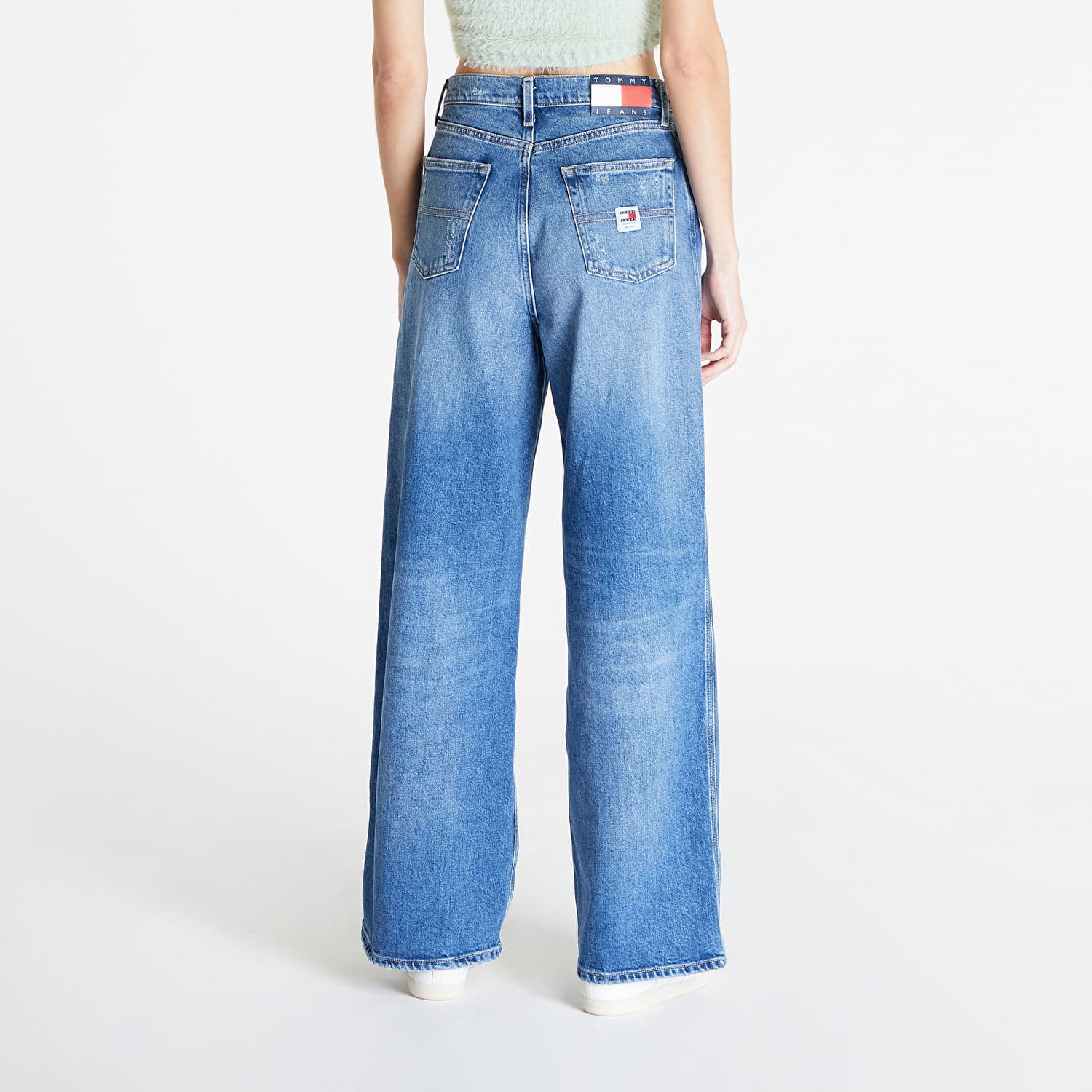 Bukser og jeans Tommy Hilfiger Tommy Jeans Claire High Wide Blå | DW0DW17608 1A5, 1