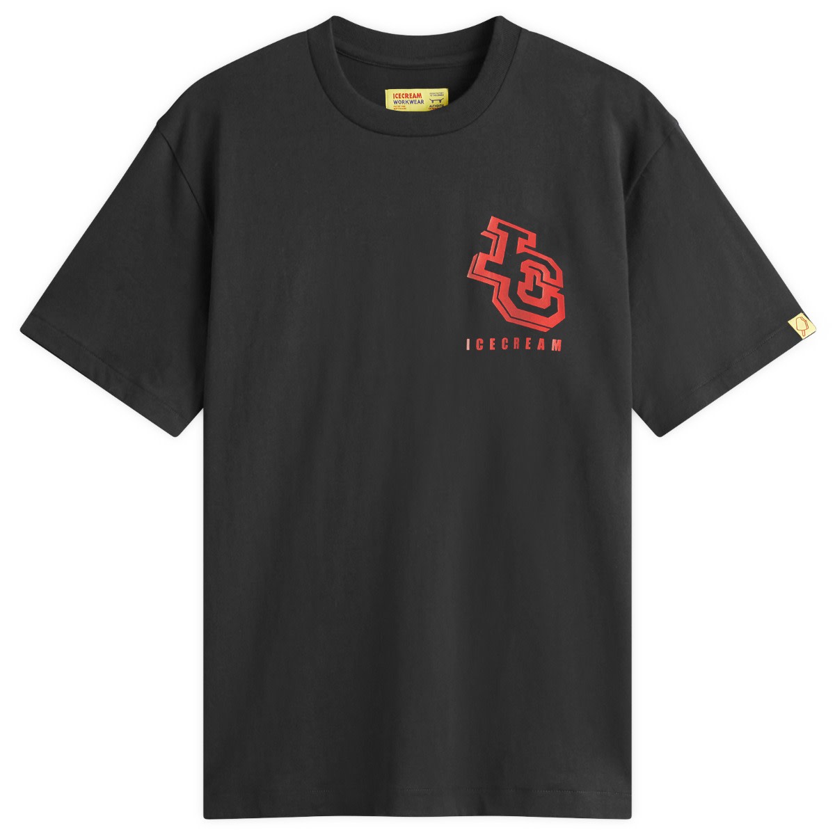 T-shirt BBC IceCream Workwear T-Shirt, Size Large Sort | ICW25109-BLK, 0