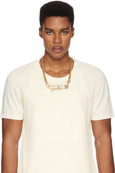 Halskæde Jean Paul Gaultier 'The Gaultier Safety Pin' Chain Necklace Metalisk | 23/15-U-CO002-X006-92, 1