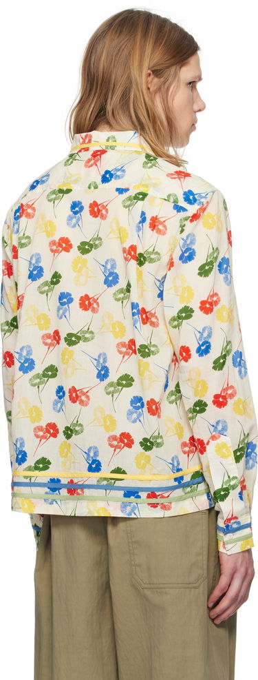 Skjorte Bode Bode Flower Stamp Long Sleeve Shirt Flerfarvet | MRS25SH011, 2