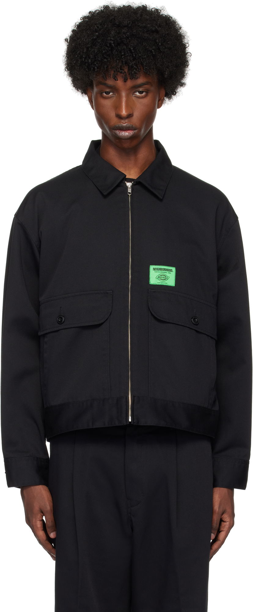 Jakke Neighborhood Edition Zip Work Jacket Sort | 242VFDKN-JKM01