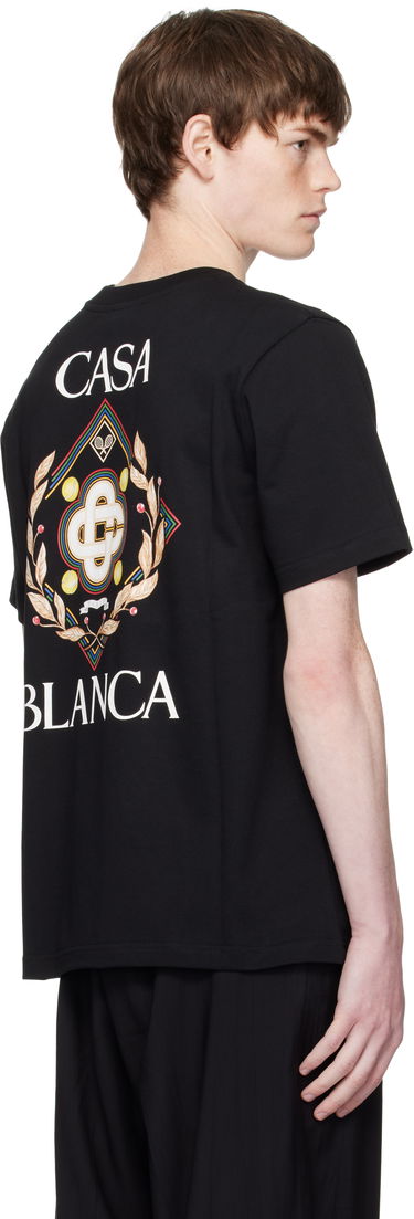 T-shirt Casablanca Casablanca Tennis Club Icon T-Shirt Sort | MPF25-JTS-001-12-EX, 2