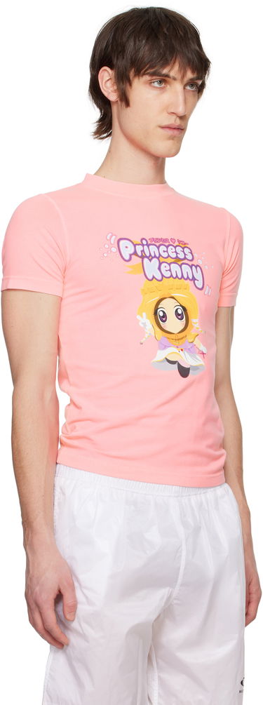 T-shirt VETEMENTS VETEMENTS 'Princess Kenny' Fitted T-Shirt Lyserød | MA66TR610H, 1