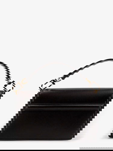 Håndtaske TOTEME Toteme T-Flap Shoulder Bag Sort | 244WAL0049LE0025001, 1