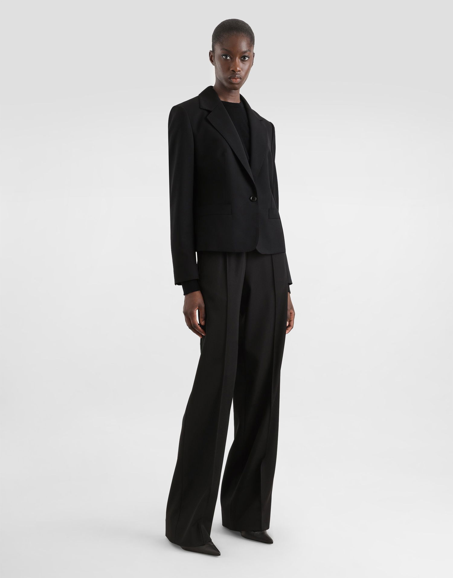 Jakke Dolce & Gabbana Dolce & Gabbana Sallia Bi-Stretch Jacket Sort | F29NGTFUBGCN0000, 1
