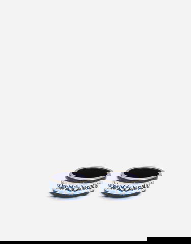 Ring Dolce & Gabbana Set Of 2 Porcelain Napkin Rings Blå | TCGS07TCAEMUB009, 0