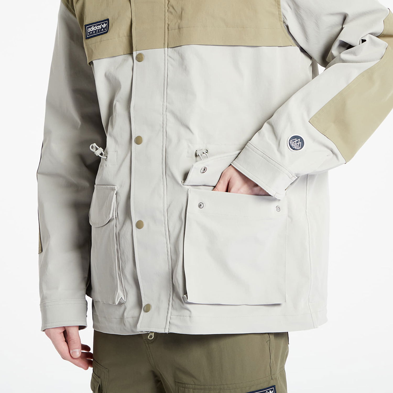 Jakke adidas Originals SPEZIAL Moorfield Jacket Beige | IN6753, 1