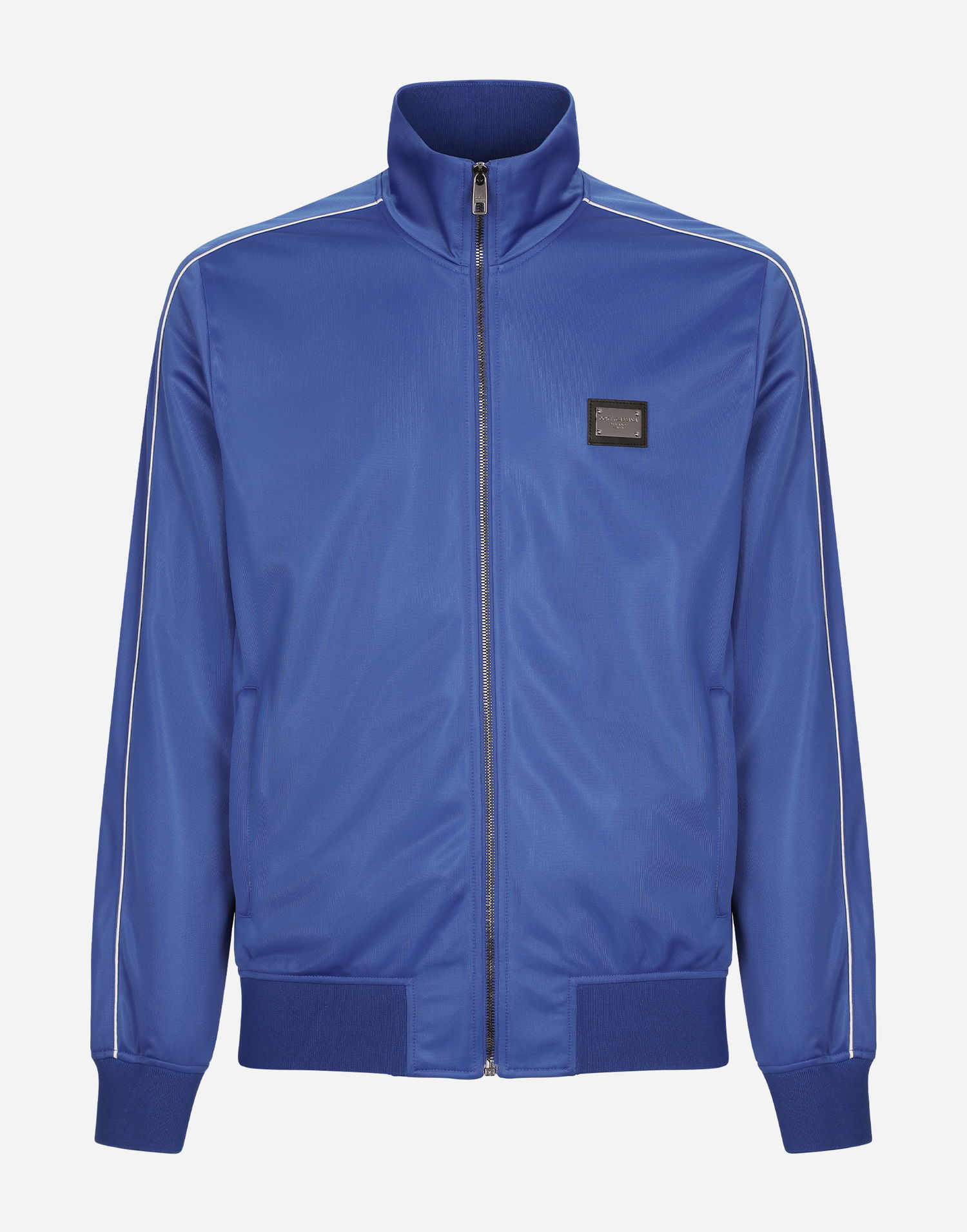Jakke Dolce & Gabbana Zip-up Triacetate Sweatshirt With Tag Blå | G9AOYTHU7B0BA232, 0
