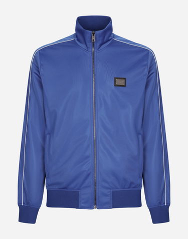 Jakke Dolce & Gabbana Zip-up Triacetate Sweatshirt With Tag Blå | G9AOYTHU7B0BA232, 0