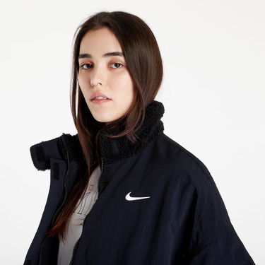 Jakke Nike Sportswear Essential Woven Fleece-Lined Jacket Sort | DQ6846-010, 4