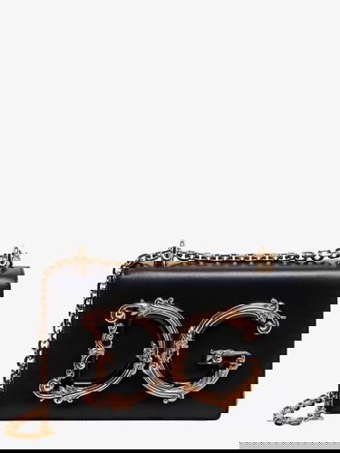 Skuldertaske Dolce & Gabbana Dolce & Gabbana Devotion Shoulder Bag Sort | BB6498AZ80180999, 0