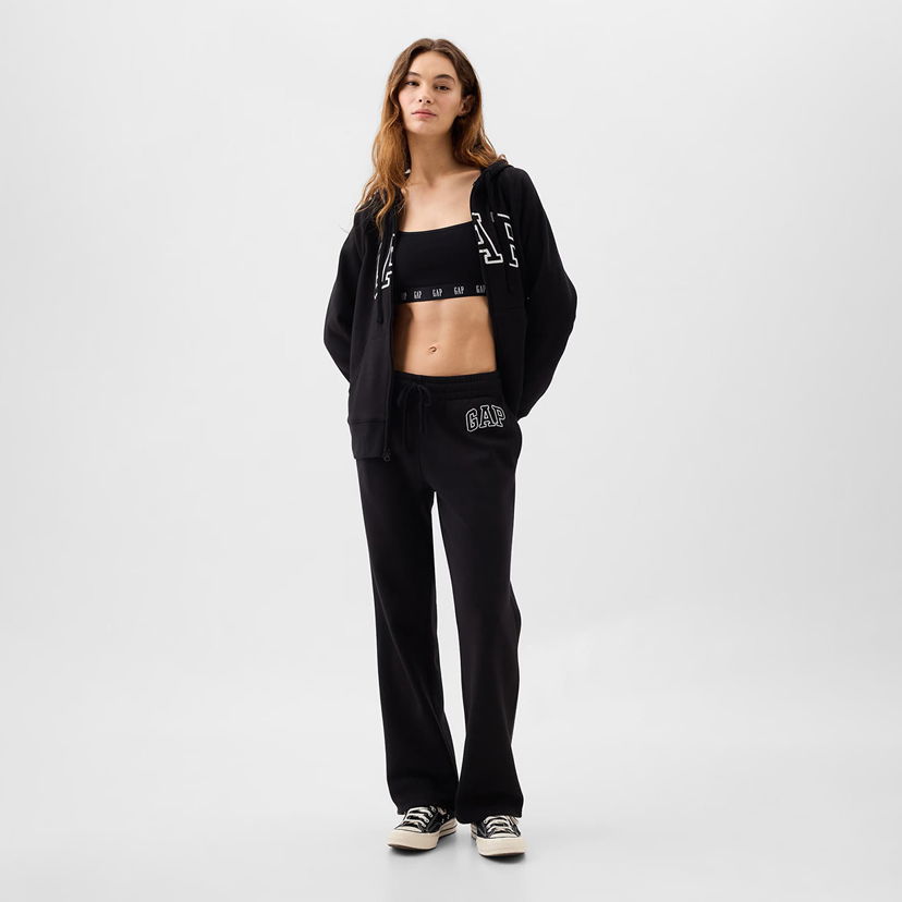 Joggingbukser GAP Logo Boot Sweatpants True Black M Sort | 430369-08