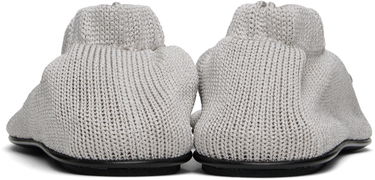 Sneakers og sko TOTEME TOTEME 'The Knitted' Ballerina Flats Grå | 242-WAS2358-YA0040, 1