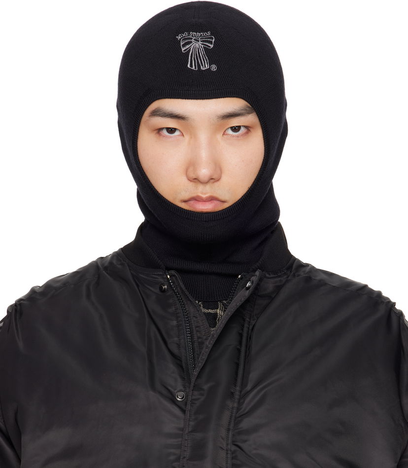 Hat Acne Studios Acne Studios Wool Balaclava Sort | C40421-