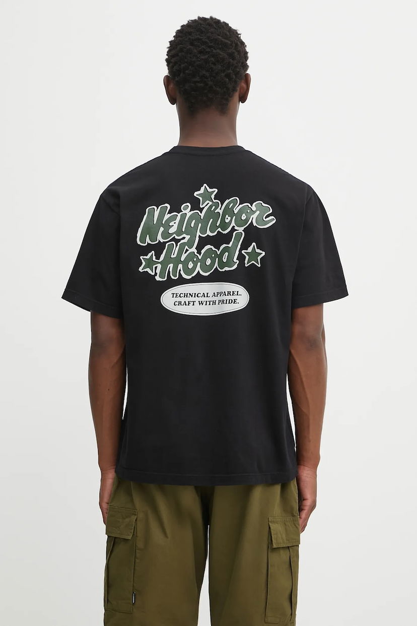 T-shirt Neighborhood NEIGHBORHOOD NH. TEE SS-12 Print T-Shirt Sort | 251PCNH.ST12