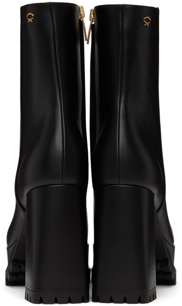 Sneakers og sko Gianvito Rossi Gianvito Rossi Harlem Platform Ankle Boots Sort | G73178.70GOM.VGINERO, 1