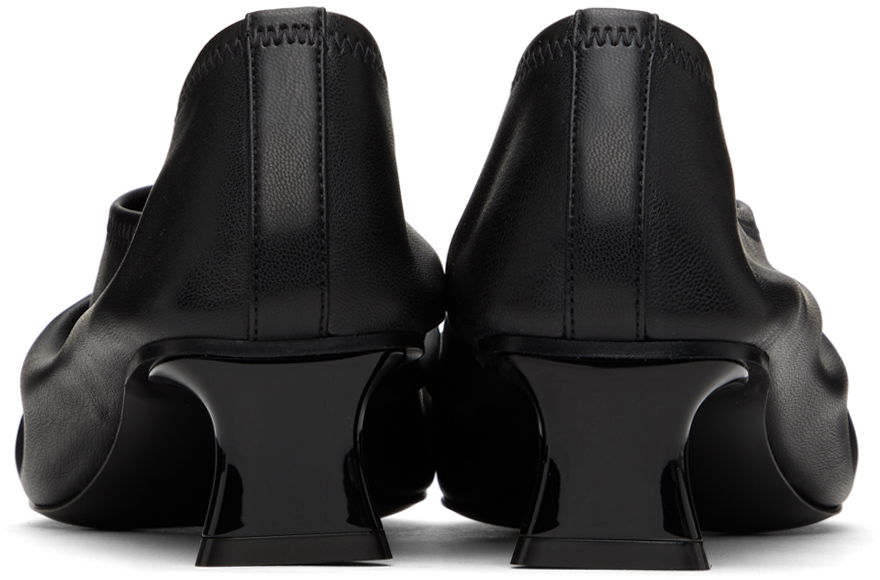 Sneakers og sko Stella McCartney Elsa Ruched Kitten Heels Sort | 810417W1IL0, 1