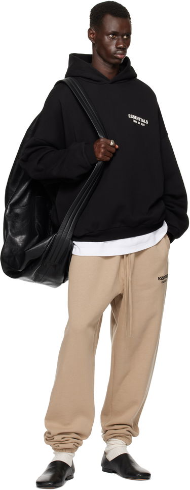 Sweatshirt Fear of God Fear of God ESSENTIALS Fleece Hoodie Sort | 192HO246250F, 4