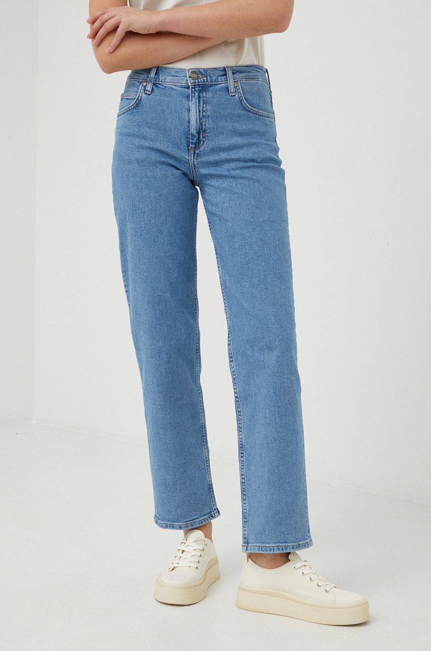 Jeans Lee Jane Partly Cloudy Jeans Blå | L34QBEPA, 0
