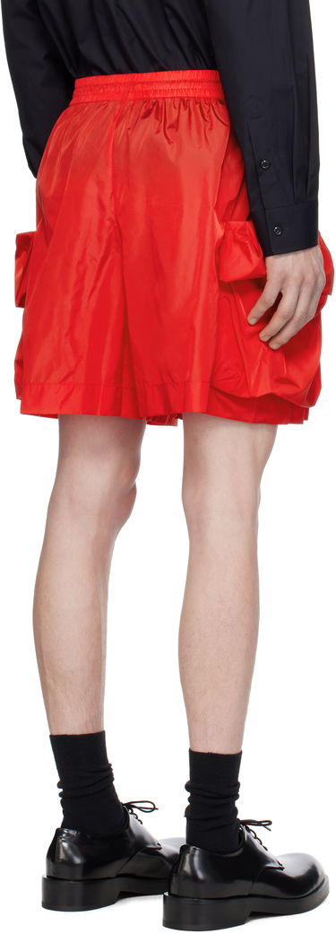 Shorts Simone Rocha Simone Rocha Cargo Flap Pocket Drawstring Shorts Rød | 4135 1067, 2
