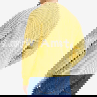 Sweater New Amsterdam Surf Association New Amsterdam Surf Association Logo Crew Knit Sweater Gul | 2501108001, 3
