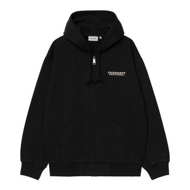 Sweatshirt Carhartt WIP Hooded Runaway Sweat Jacket Sort | I034414_4, 0