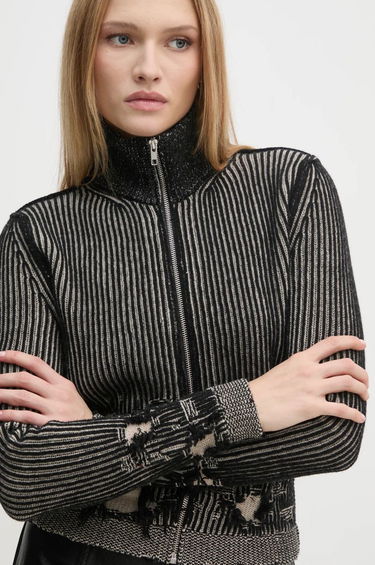 Sweater Maison Margiela Zipped Turtleneck Jacket Lilla | S62AN0133 M13076, 3