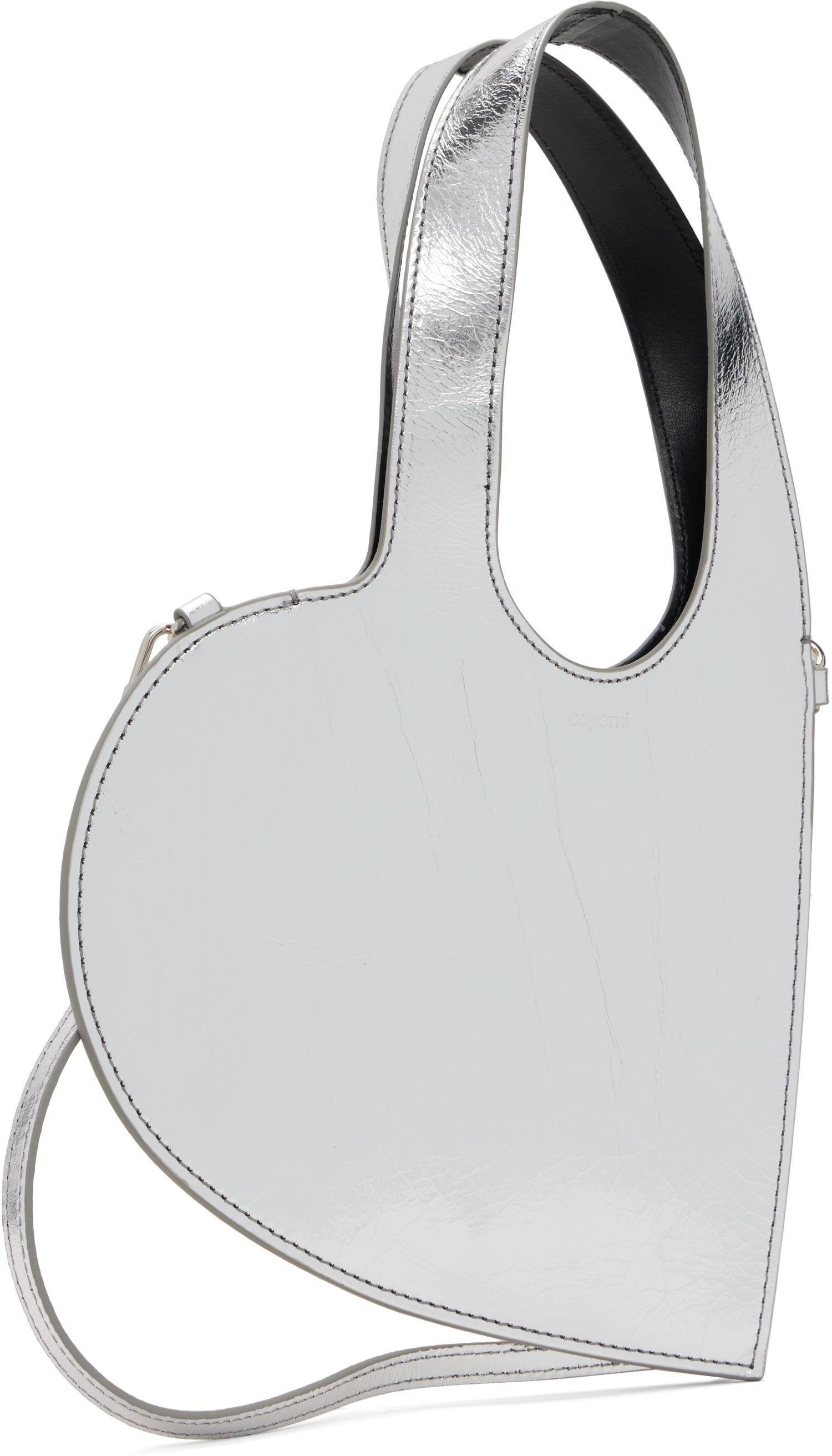 Mulepose Coperni Coperni Mini Heart Tote Bag Metalisk | COPBA93F6051, 1