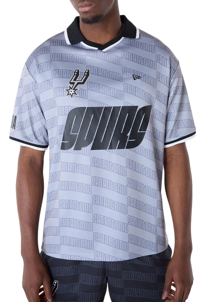 Jersey New Era NBA San Antonio Spurs Oversized T-Shirt Grå | 60596437-60596437, 0