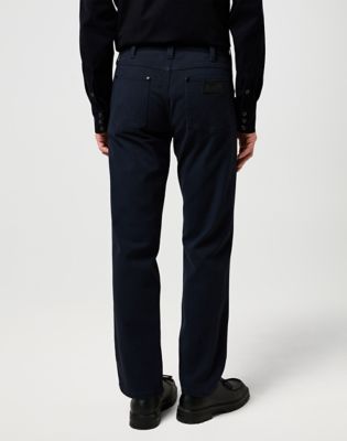 Jeans Wrangler Greensboro High Stretch Straight Jean Mørkeblå | 112372417:44:34, 1