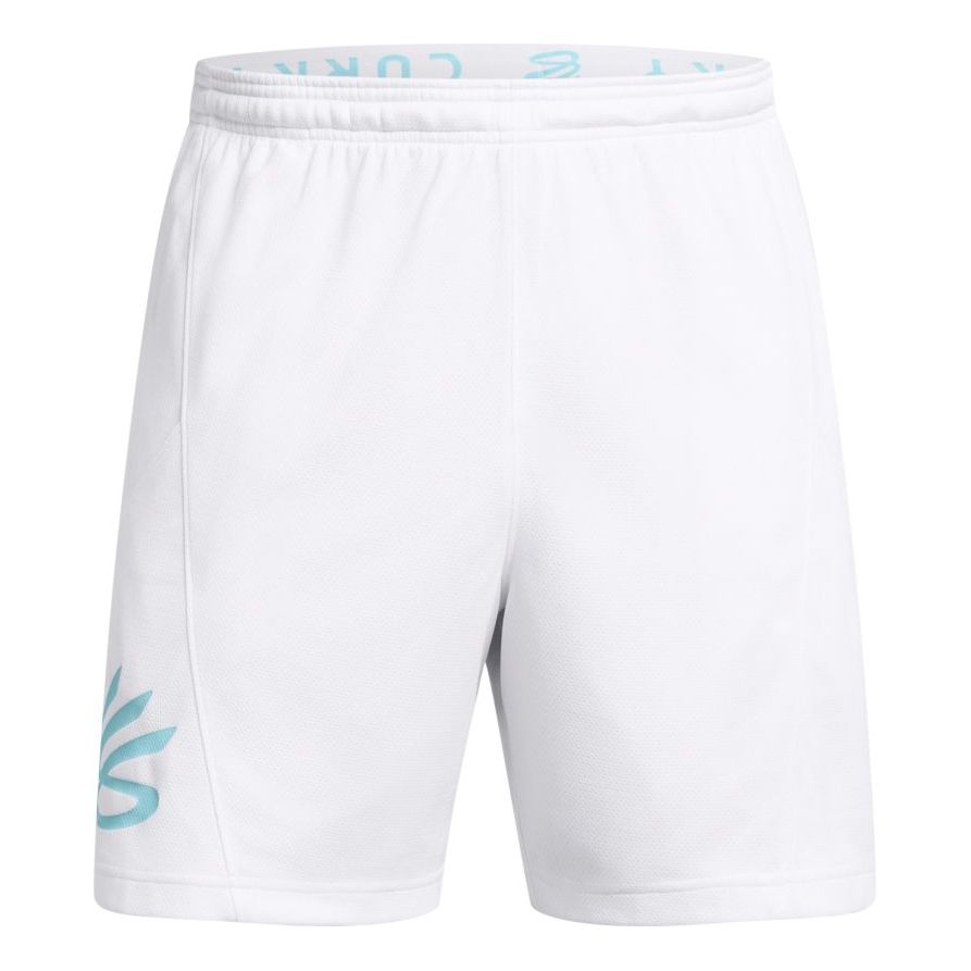 Shorts Under Armour Curry Splash Basketball Shorts Hvid | 1380327-100, 0