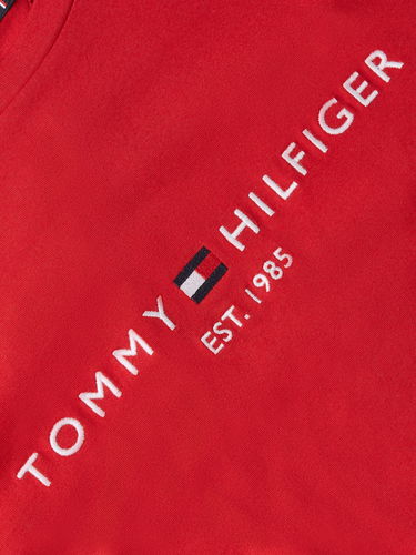 T-shirt Tommy Hilfiger Tommy Hilfiger Logo T-Shirt Rød | MW0MW11797XLD, 6