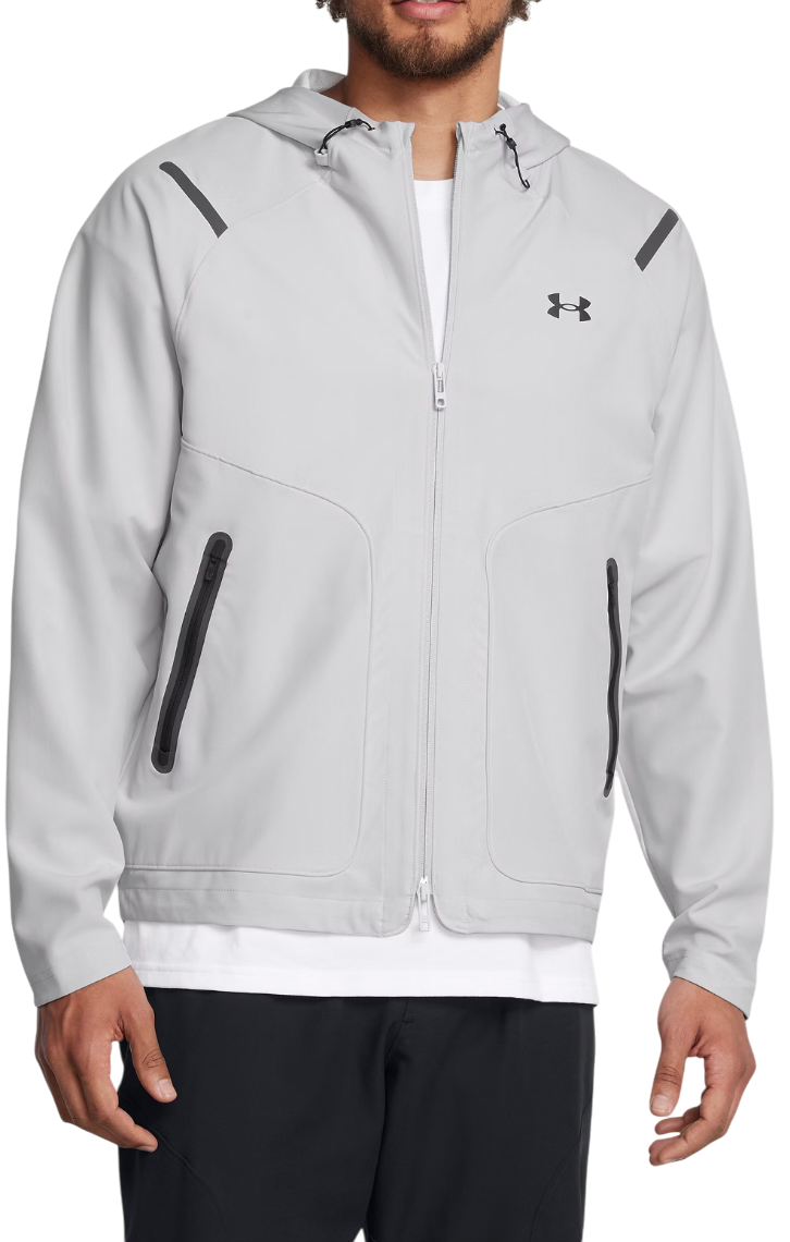 Sweatshirt Under Armour Unstoppable Hooded Jacket Grå | 1389354-014