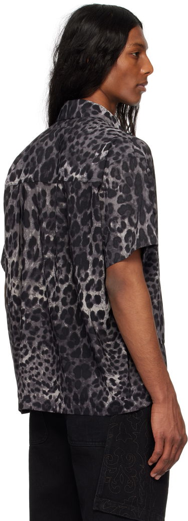 Skjorte Andersson Bell Andersson Bell Leopard Print Shirt Sort | atb1277m, 2