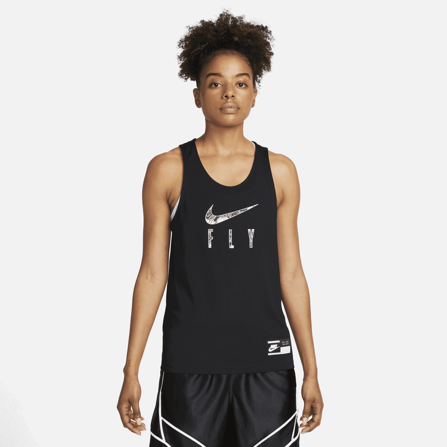 Tanktop Nike Dri-FIT Sort | FB7986-010, 0