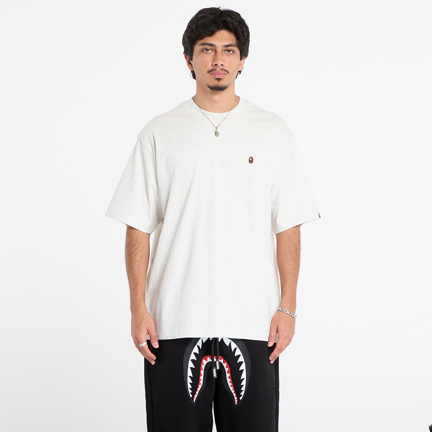 T-shirt BAPE One Point Relaxed Fit Tee Beige | 001TEL801301MGRA, 0