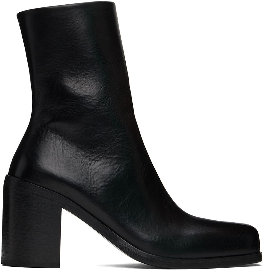 Frakker Marsèll Marsell Anta Leather Boots Sort | MW8285 094, 0