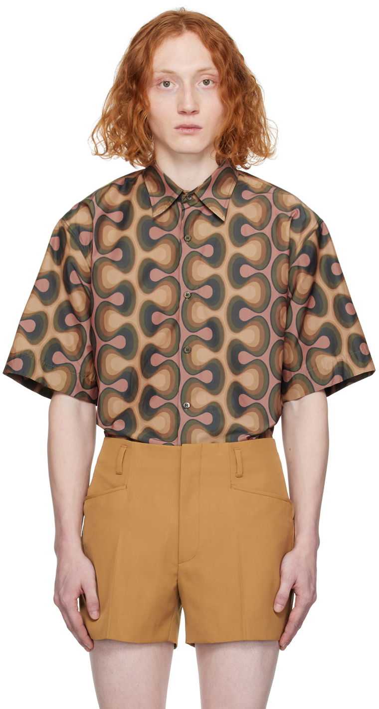 Skjorte Dries Van Noten Printed Shirt Flerfarvet | 241-020709-8027, 0