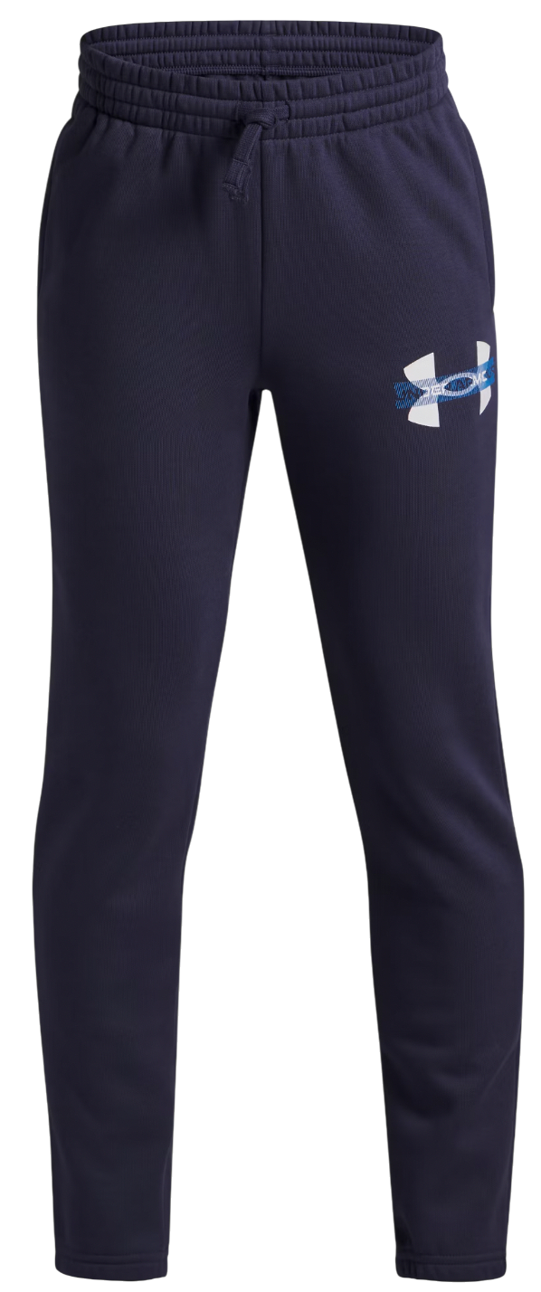 Joggingbukser Under Armour UA Rival Graphic Fleece Joggers Mørkeblå | 6004995-403, 0