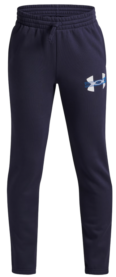 Joggingbukser Under Armour UA Rival Graphic Fleece Joggers Mørkeblå | 6004995-403, 0