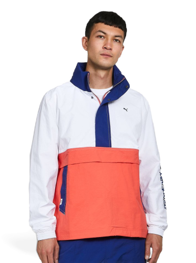 Vindjakke Puma MMQ STB Lightweight Pop Over Jacket Flerfarvet | 535791-35