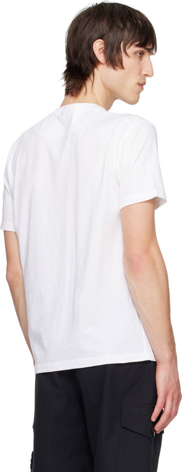 T-shirt Stone Island Stone Island Organic Cotton Jersey Fissato T-Shirt Hvid | K1S15 2100219 S0057, 2