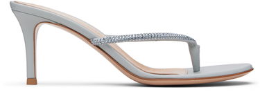 Sneakers og sko Gianvito Rossi Gianvito Rossi India Thong 70 Heeled Sandals Grå | G13270-70RIC-XCN, 0