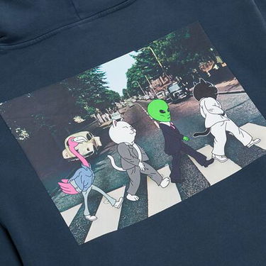 Sweatshirt RIPNDIP Rip N Dip Crosswalk Hoodie M Mørkeblå | RNDSPR25130, 3