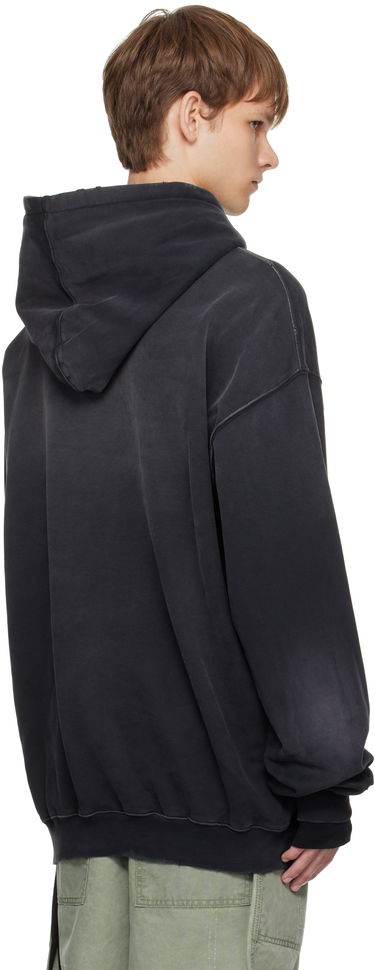 Sweatshirt Ann Demeulemeester Ann Demeulemeester Ollie High-Comfort Hoodie with Printed Patches Sort | B0013214-FA639-098, 2